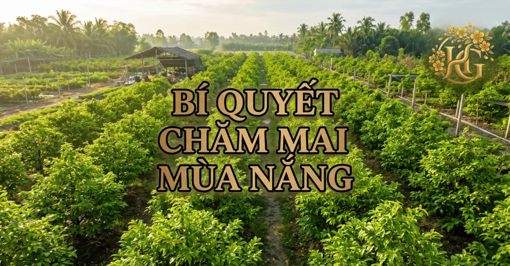 Thời tiết ngày mai và cách chăm sóc mai ngày nắng nóng